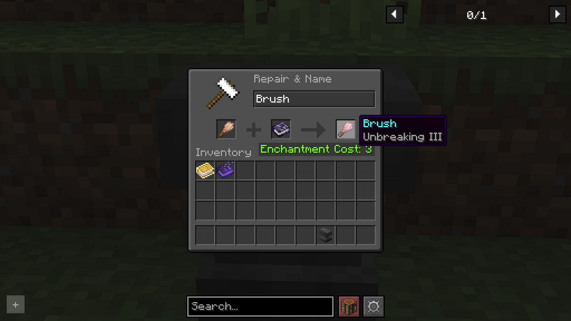 Unbreaking is a common enchantment that can be applied to almost every single gear (Image via Sportskeeda Gaming || Mojang Studios)